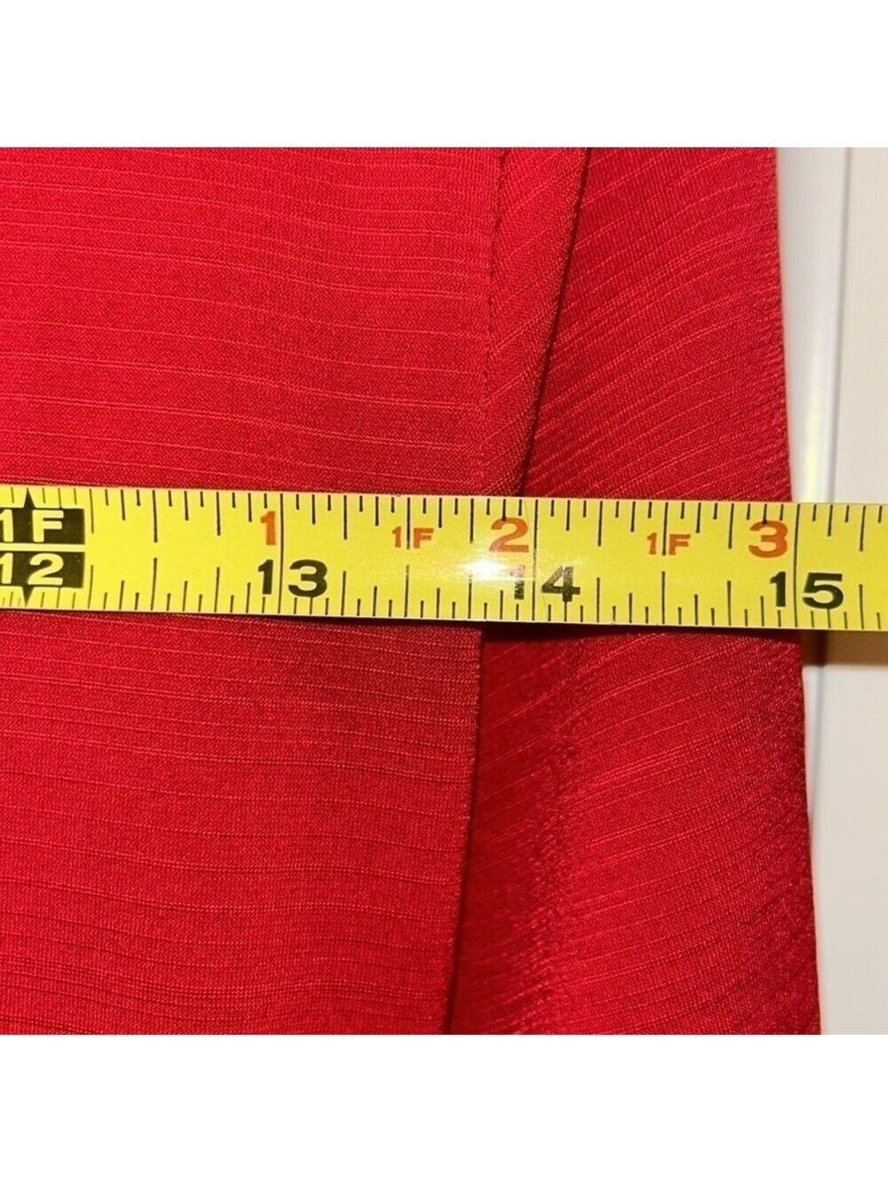 Fun, Red Top w/ Cowl Neck and Chain Halter: Size L - Picture 6 of 7